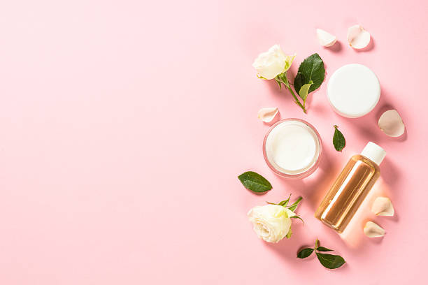 istock Natural cosmetics with rose oil. 2225940914