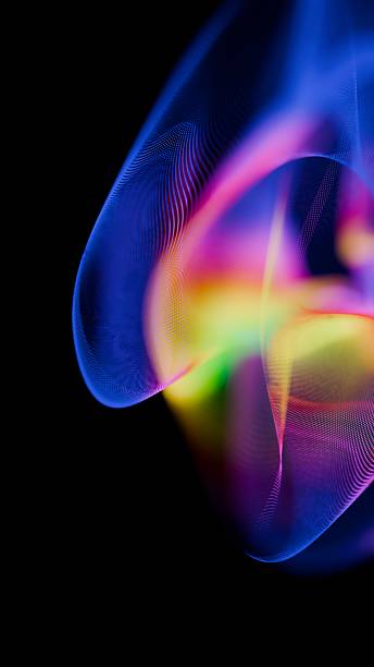 istock a colorful object is shown in the dark 2225944355