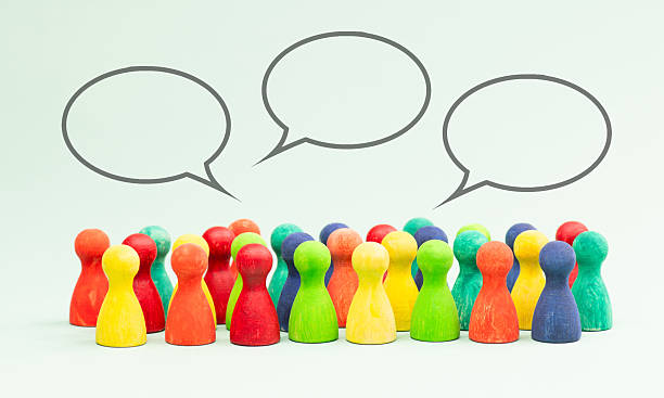 istock Different opinion, overcome boundary, negotiation, political confrontation, discussion, communication and solution by teamwork, group of people 2225954855