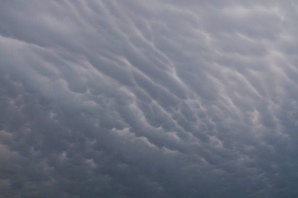istock Sky with raincloud clouds called Mammatus clouds in Spain 2225959171
