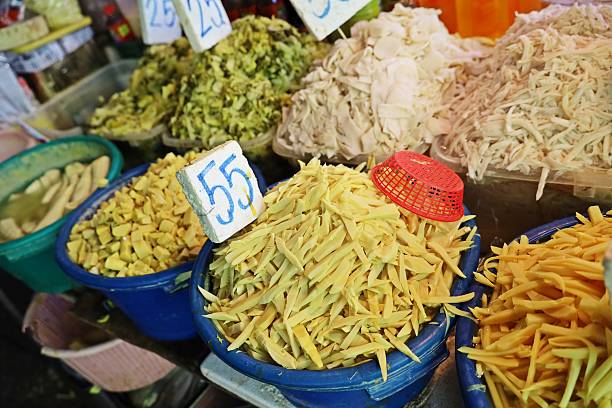 istock Pickled Bamboo and Mustard Green. 2225959404