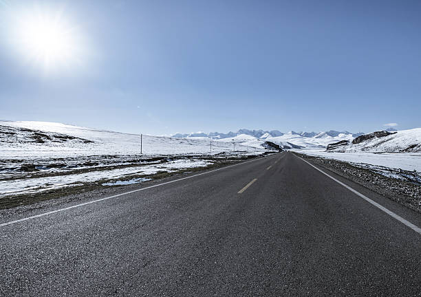 istock China Xinjiang Expressway Road Surface 2225959723