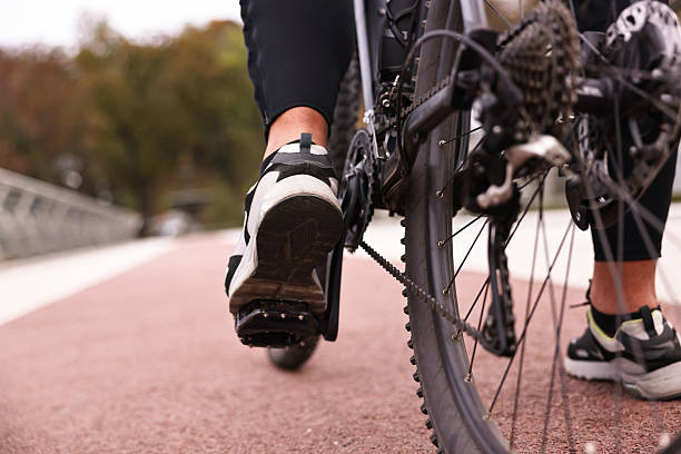 istock Man with bicycle outdoors, closeup. Healthy lifestyle 2225967959