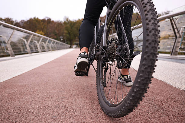istock Man with bicycle outdoors, closeup. Healthy lifestyle 2225968047