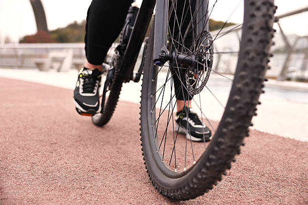 istock Man with bicycle outdoors, closeup. Healthy lifestyle 2225968063