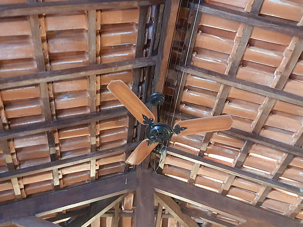 istock Internal structure of the wooden roof 2225971372
