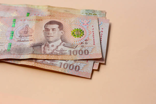 istock Stack of one thousand Thai baht banknotes 2225973432