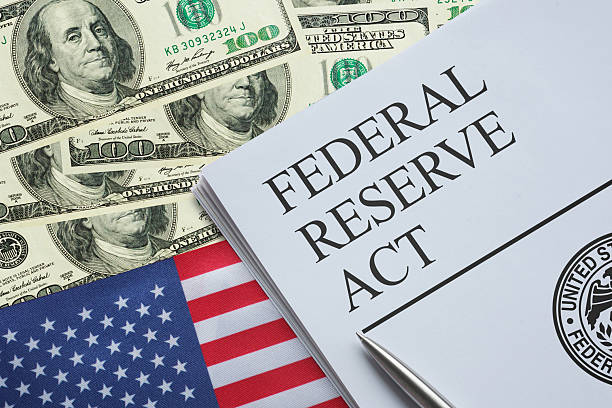 istock Federal reserve act is shown using the text. Federal Reserve System FED 2225981844