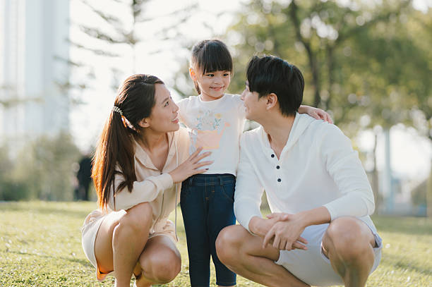 istock Asian parents spending quality time with daughter in nature 2225990982