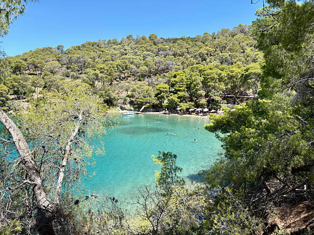 istock Love bay in Poros 2225991233