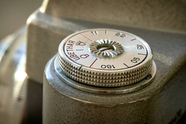 istock Old camera on a dark background close up. Shallow depth of field 2226010444