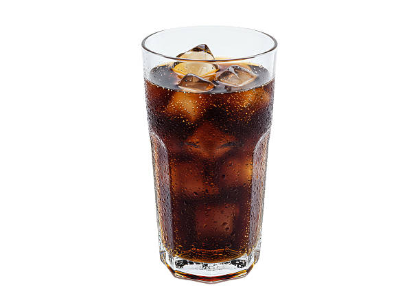 istock Isolated Glass of Cola with Ice Cubes Refreshment 2226021054