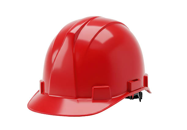 istock Isolated Red Hard Hat Protective Gear for Construction Safety 2226021074