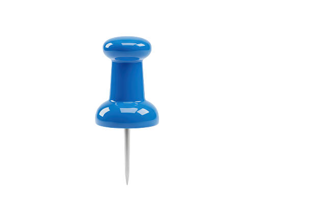 istock Isolated Blue Push Pin for Bulletin Boards 2226021247