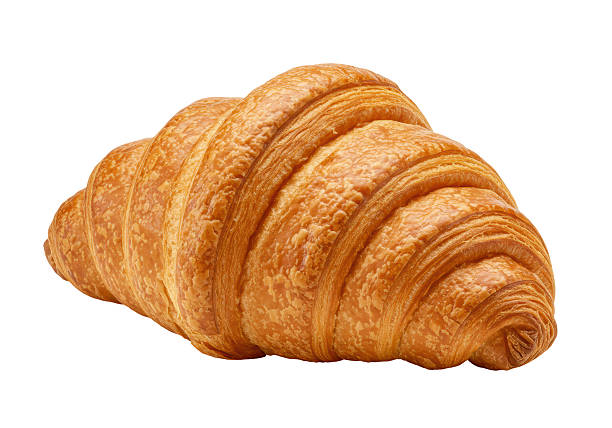 istock Isolated Golden Brown Croissant with Flaky Layers 2226023651