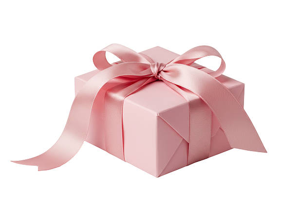istock Isolated Pastel Pink Gift Box with Ribbon Bow 2226023653