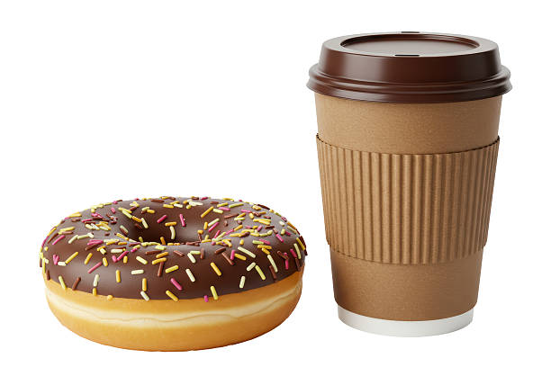 istock Isolated Donut with Sprinkles and Coffee Cup 2226026727