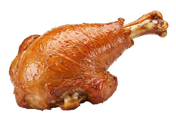 Isolated Roasted Turkey Leg Festive Feast