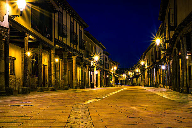 istock Ampudia Street at Night 2226027825