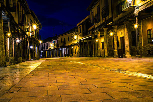 Ampudia Street at Night