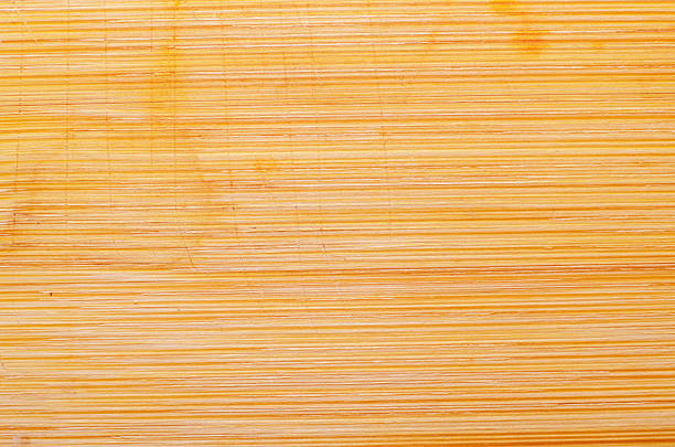 Natural bamboo texture with vertical lines and light yellow brown color