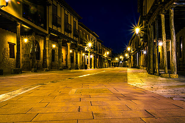 istock Ampudia Street at Night 2226029448