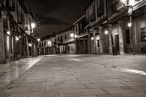 istock Ampudia Street in Black and White 2226029458