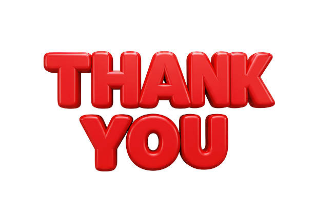 istock Isolated Bold Red Thank You Message in 3D Style 2226029731