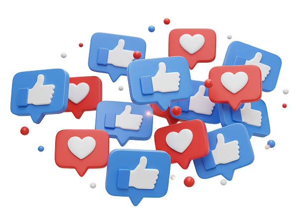 istock Isolated Assorted Social Media Like and Love Icons 2226029829