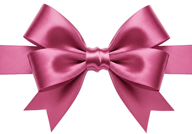 istock Isolated Luxurious Pink Ribbon Bow for Festive Decoration 2226029872