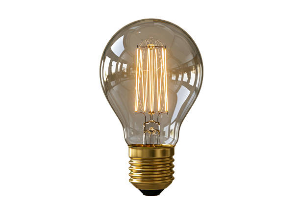 istock Isolated Edison Style Light Bulb with Detailed Filament 2226030268