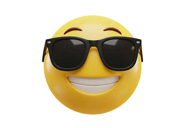 istock Isolated Smiling Emoji with Cool Sunglasses 2226030319
