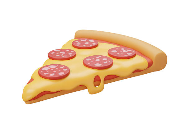 istock Isolated Slice of Pepperoni Pizza with Melting Cheese 2226030719