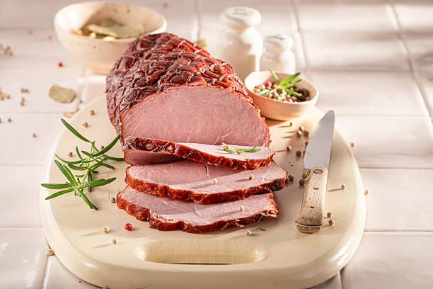 istock Healthy cured ham made of pork meat. 2226043409