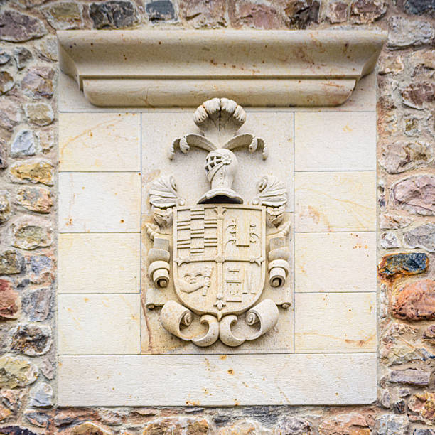 istock Family Crest on Stone Wall 2226044414