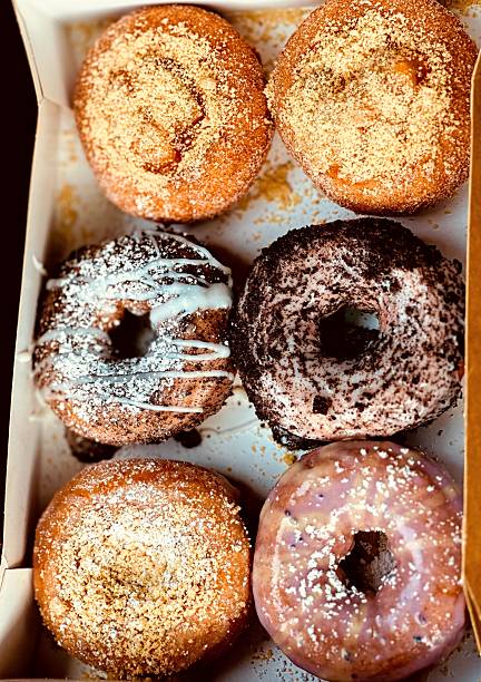 istock Top shot of delicious assorted donuts 2226044476