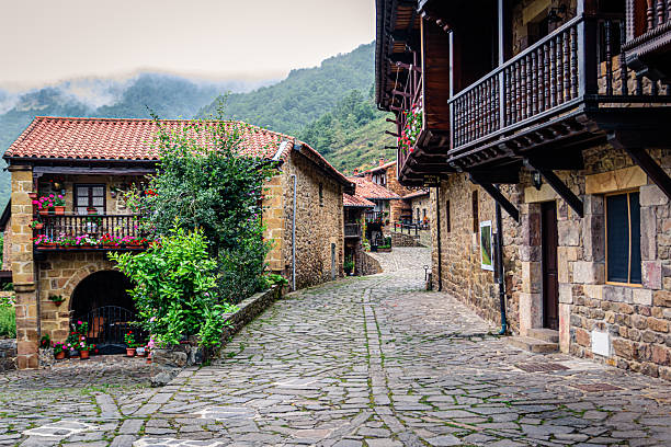 istock Stone Village in the Mist 2226044648