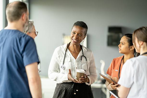 istock Medical Team Having a Discussion in a Hospital Setting 2226052814