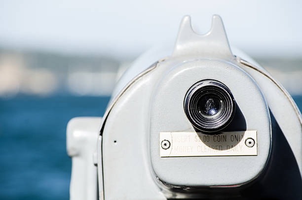 istock Close-up Public binocular in gray color 2226064686