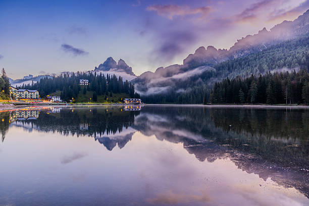 istock Misurina Lake - Sunrise reflection 2226067490