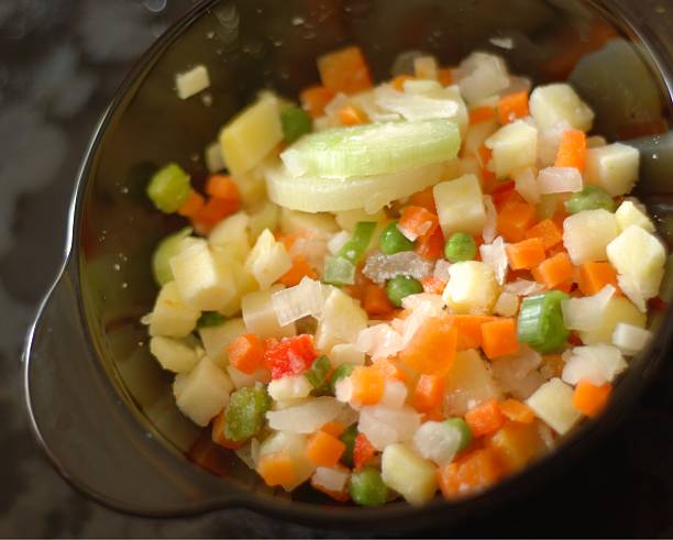 istock stir vegetables in a bowl, diet meal 2226073162