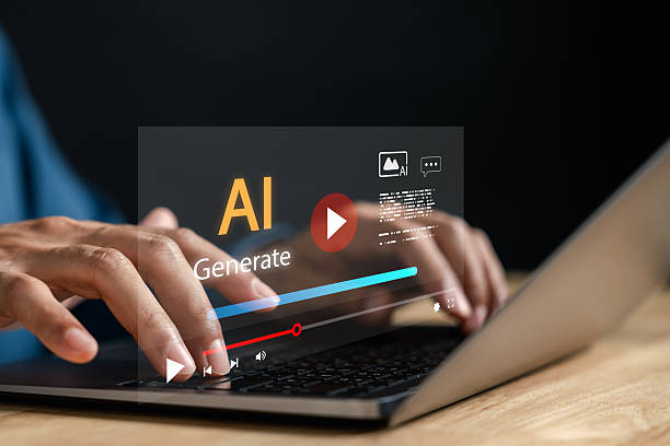 istock AI video generation technology futuristic content automation, machine learning, digital media innovation in creative production environments. 2226074172
