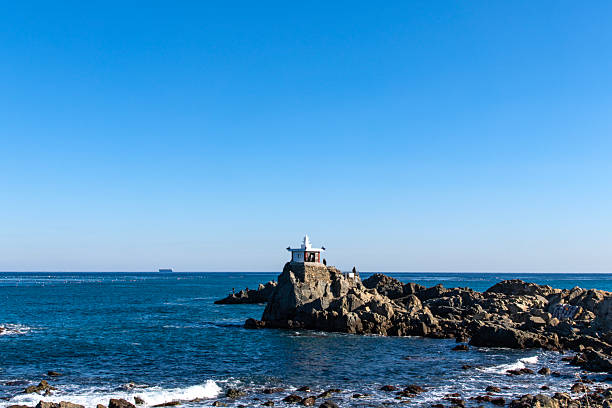 istock shrine on the rock at the seaside 2226085509