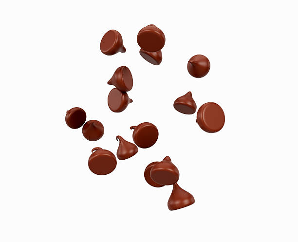 istock 3d Milk Chocolate Chips Or Chocolate Morsels Falling On White Background 3d Illustration 2226091720