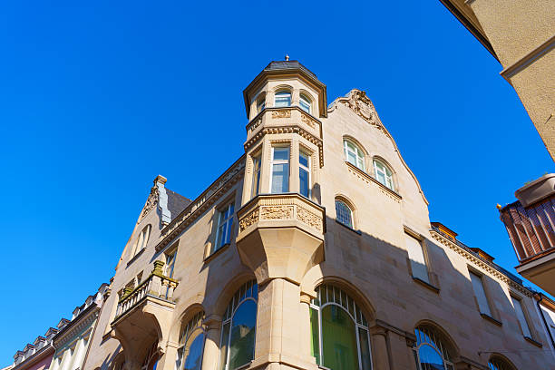 istock Elegant Historic Building Facade Under Clear Blue Sky in Heidelberg 2226093042