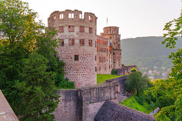 istock Heidelberg Castle At Sunrise Surrounded By Lush Greenery And Hills 2226093052