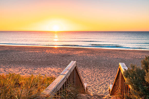 istock Boardwalk to Maslin Beach at sunset, Fleurieu Peninsula 2226093183