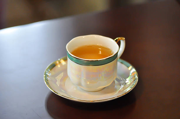 istock hot tea , tea cup and tea pot 2226094656