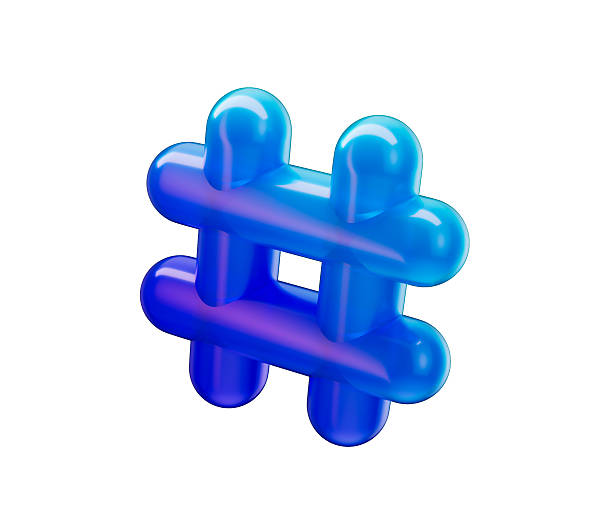 istock A glossy blue 3D hashtag symbol, representing social media and online connectivity. 3D Illustration 2226097440