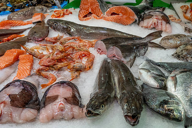 istock Fresh fish and seafood for sale 2226099519
